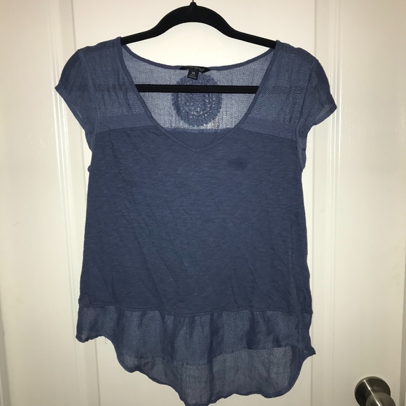 Lucky Brand Tops - Lucky Brand High Low Blouse XS
